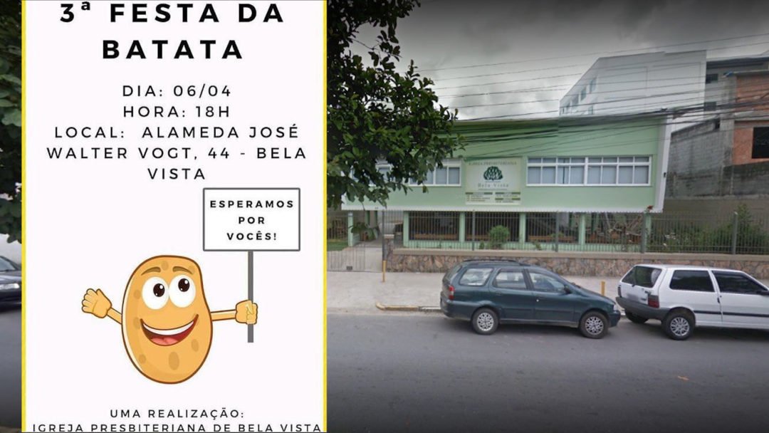 Igreja Presbiteriana de Bela Vista realiza 3ª festa da Batata neste sábado