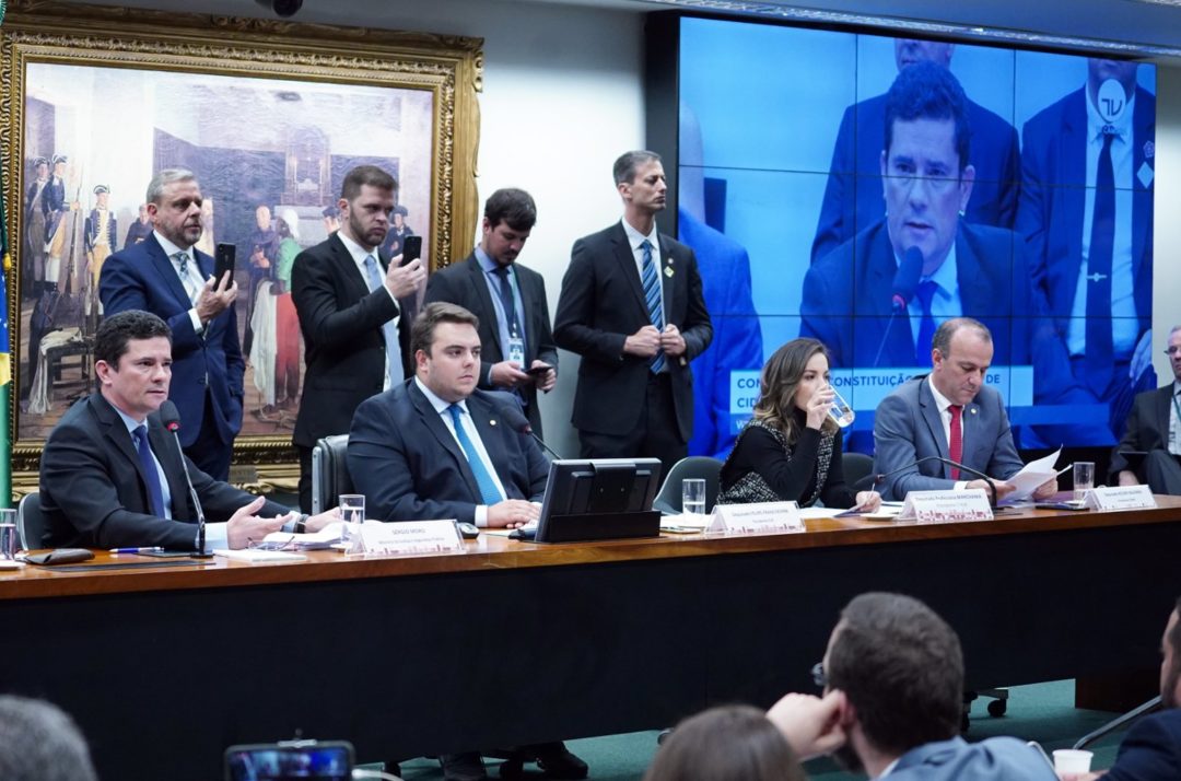Sessão na Câmara Federal com ministro Sérgio Moro termina em confusão envolvendo Deputado Federal Glauber Braga