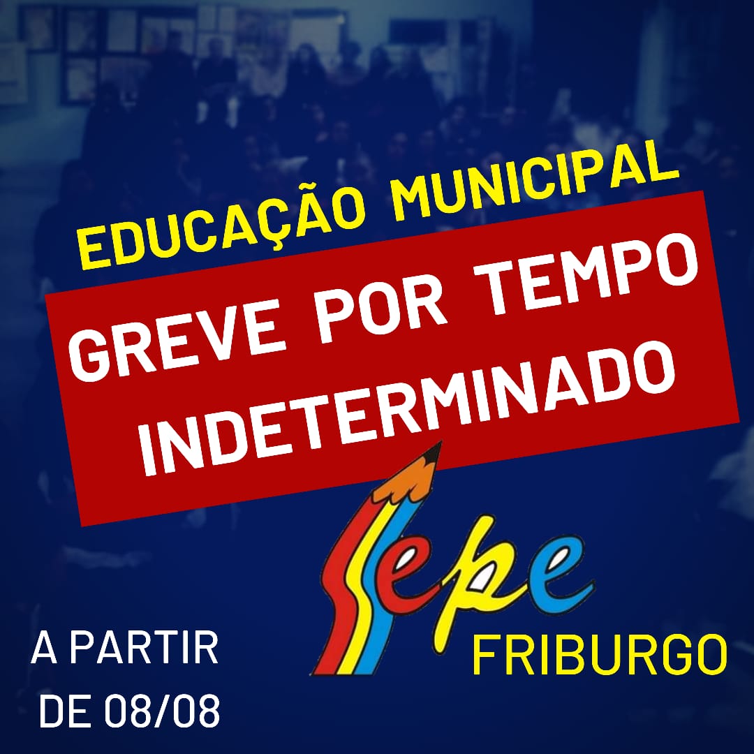 Educação Municipal entra em greve por tempo indeterminado