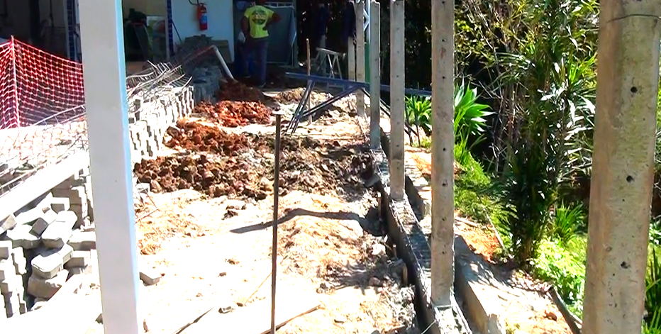 LAJE inicia obra de contenção