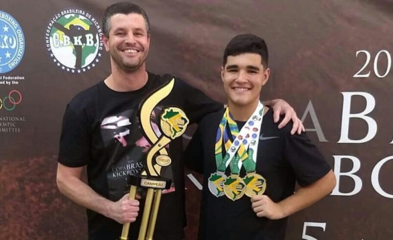 Jovem friburguense conquista ouro na Copa do Brasil de Kickboxing