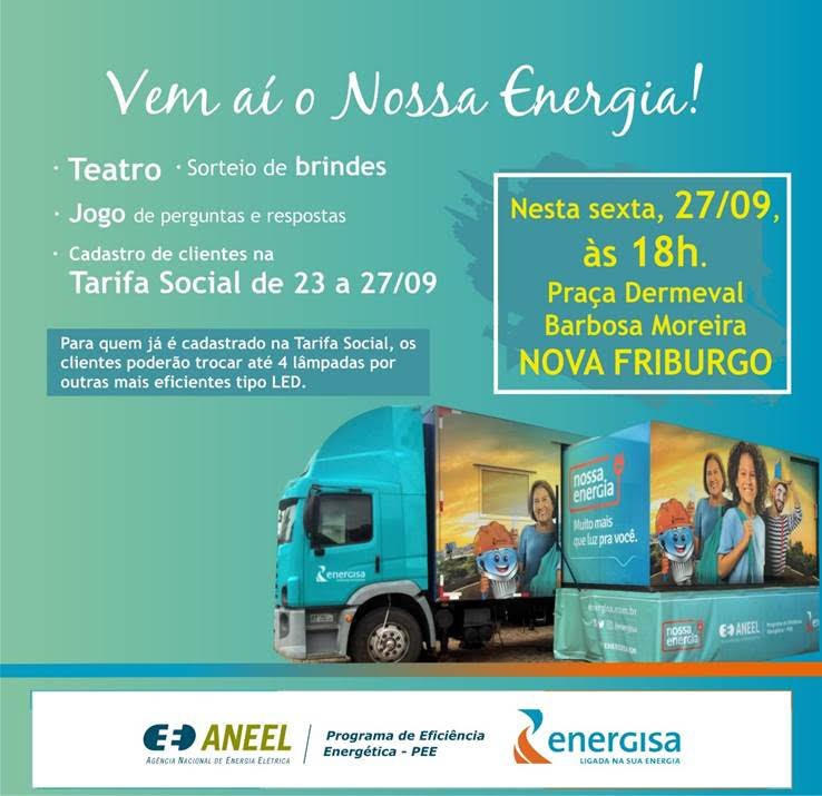 Projeto Nossa Energia promove atividades para a população