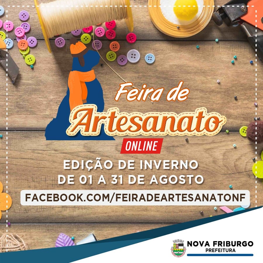 Feira de Artesanato Online ganha edição de inverno