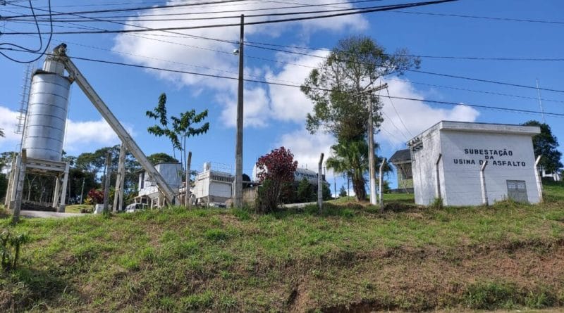 Usina de Asfalto: insumos para reativação chegam a Nova Friburgo