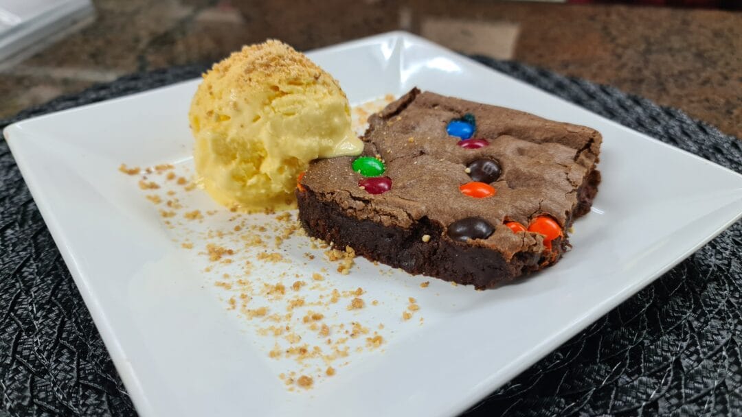 Brownie com M&M’s