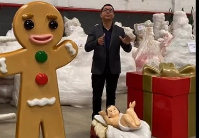 Já é Natal! Prefeito anuncia chegada de itens para festas de fim de ano