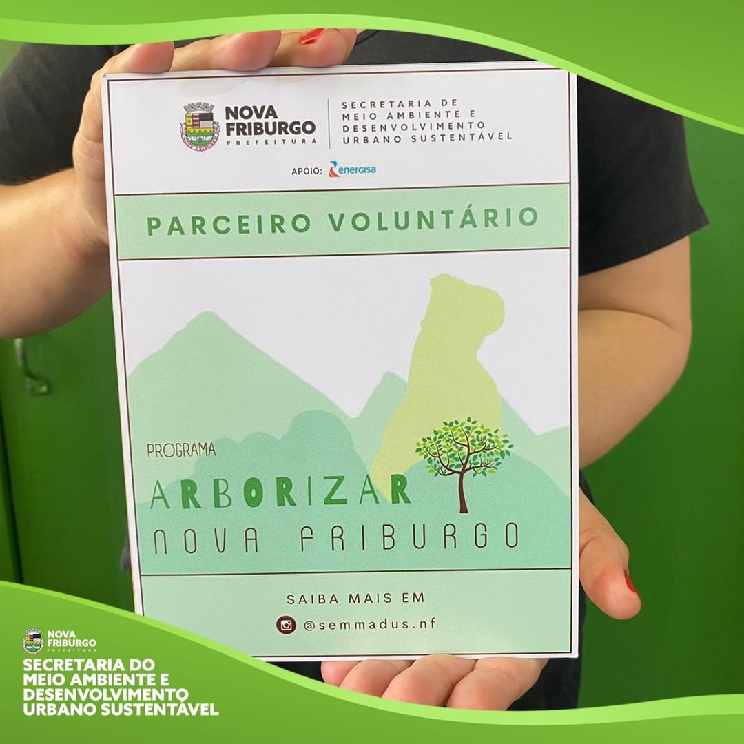Arborizar Nova Friburgo: Programa voluntário começa com tudo!