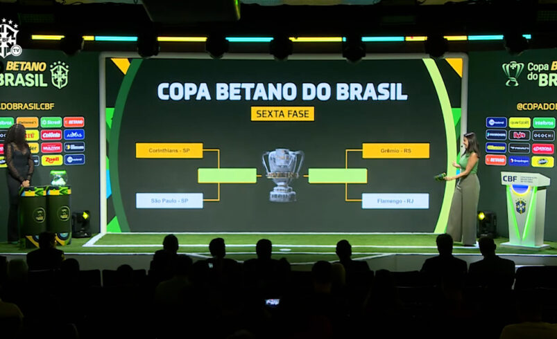 Definidos os mandos de campo da semifinal da Copa do Brasil
