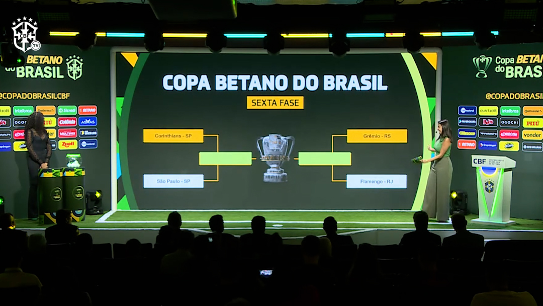 Definidos os mandos de campo da semifinal da Copa do Brasil