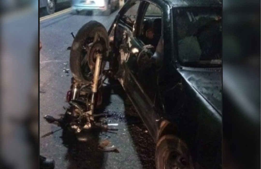 Acidente em Conselheiro Paulino entre carro e moto termina em óbito