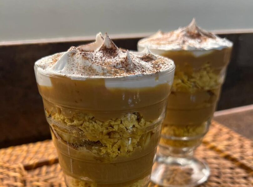Receita deliciosa de banoffee descontruída