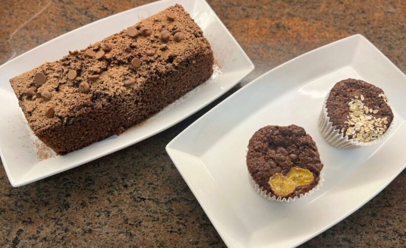 Receita de Bolo de Banana e Cacau