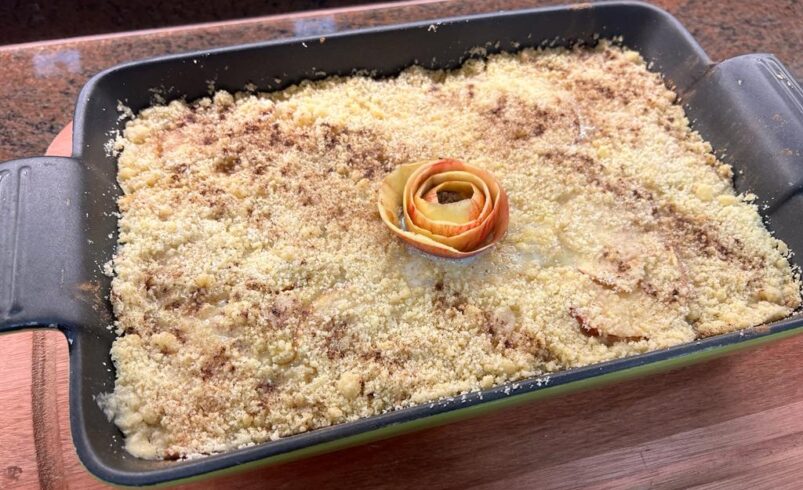 Receita de Crumble de Maçã