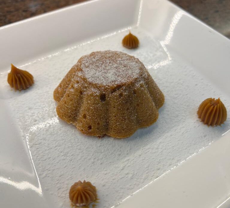 Receita de petit gateau de doce de leite