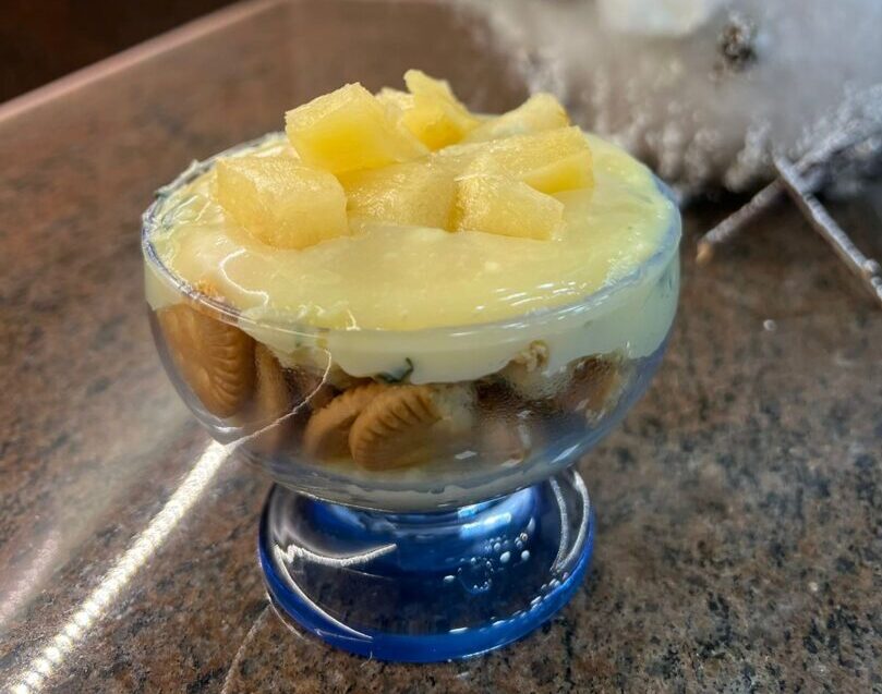 Receita de pavê de abacaxi