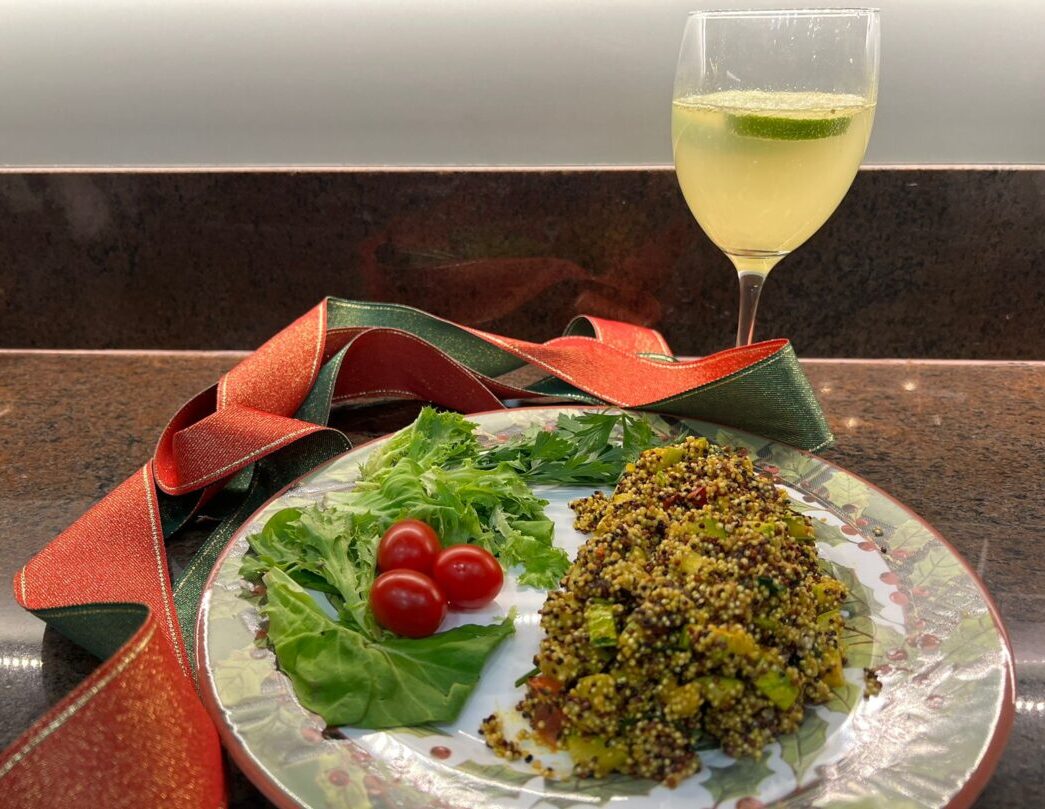 Receita de quinoa natalina
