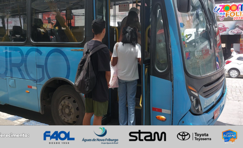 Fique ligado! Linhas e itinerários de ônibus são alterados durante o Carnaval em Nova Friburgo