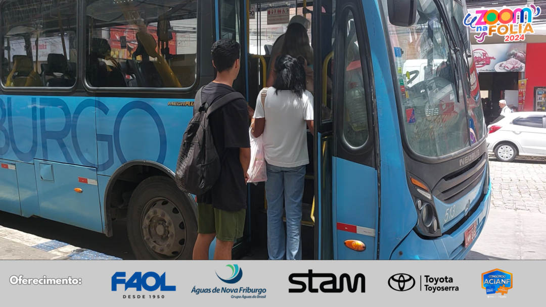 Fique ligado! Linhas e itinerários de ônibus são alterados durante o Carnaval em Nova Friburgo