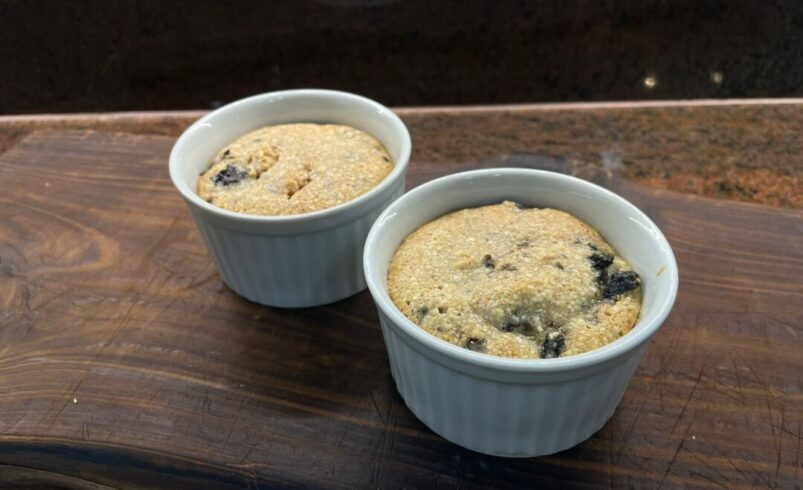 Receita do dia: Cocada com Ameixas no Ramequim