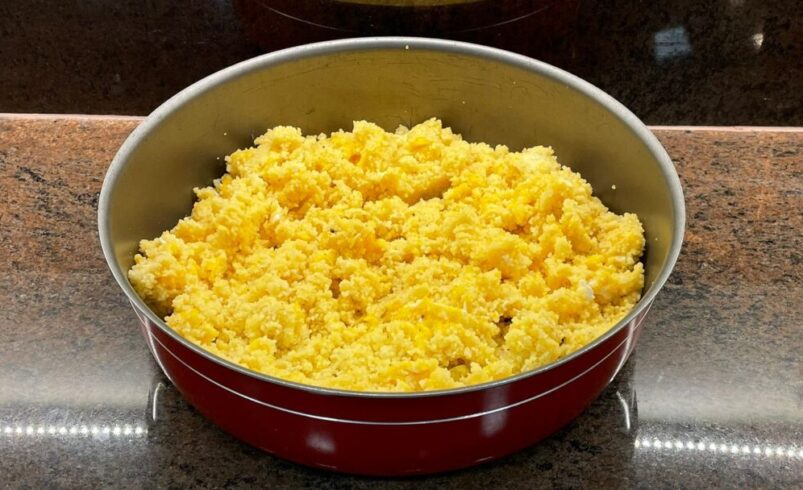 Receita do dia: Farofa de Ovos com Cous Cous Marroquino