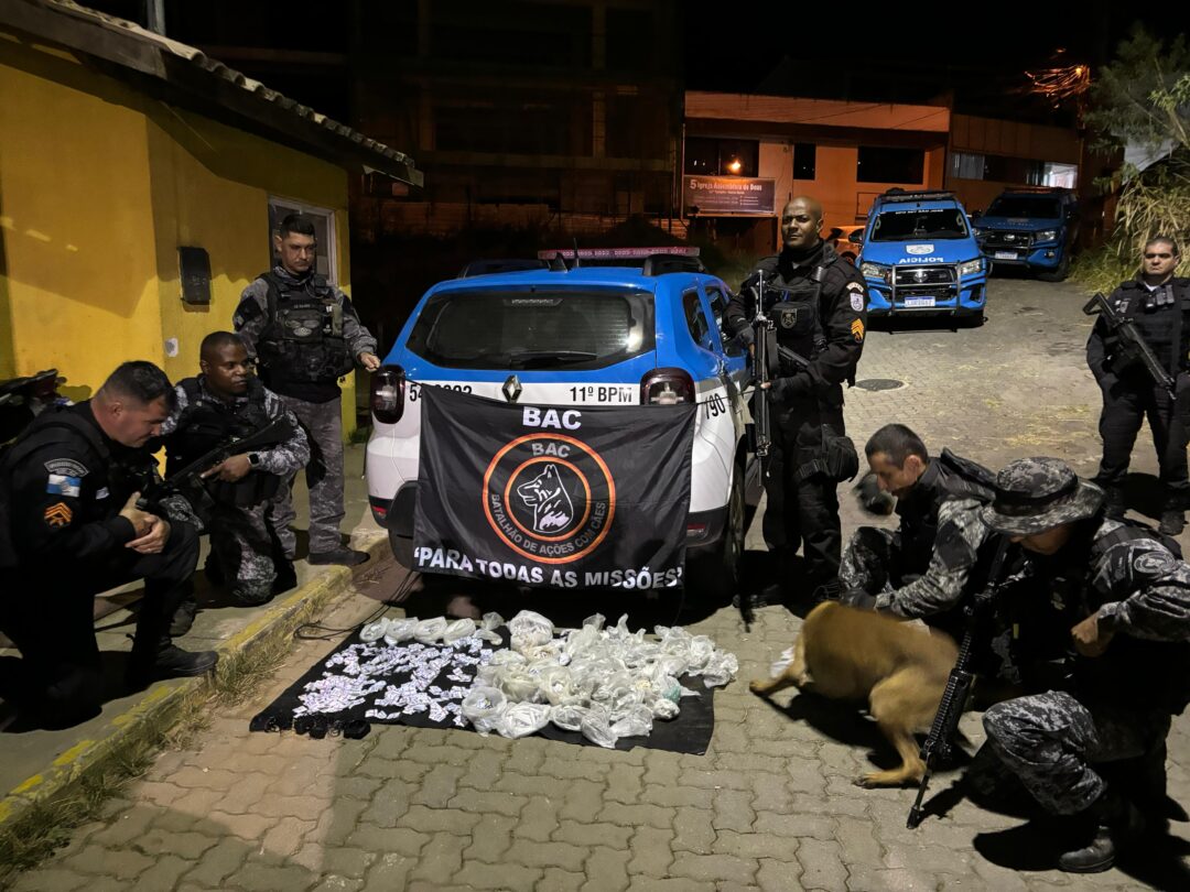 Polícia Militar fecha o cerco contra o tráfico e prende seis pessoas em Nova Friburgo
