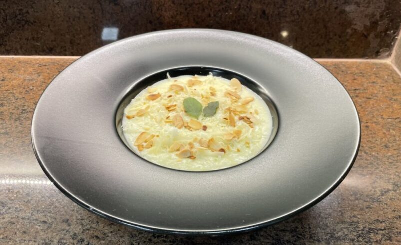 Receita do dia: Creme de Batata com Alho-poró e Amêndoas