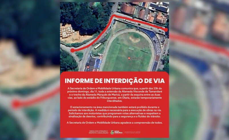 Atenção motoristas: interdição em vias de Olaria começam neste domingo,  11