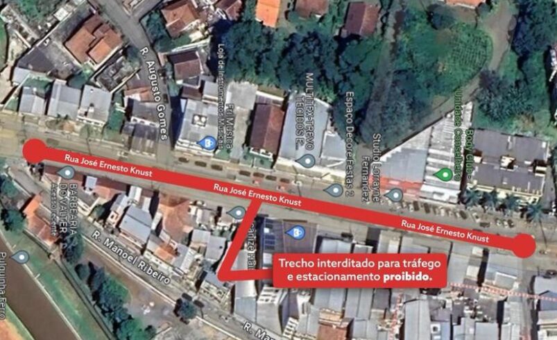 Importante rua de Conselheiro ficará temporariamente interditada