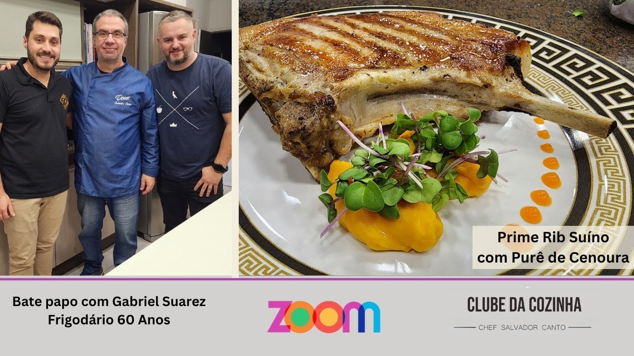 Clube da Cozinha | Prime Rib Suíno Com Purê de Cenoura