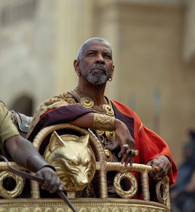 Denzel Washington em Gladiador 2