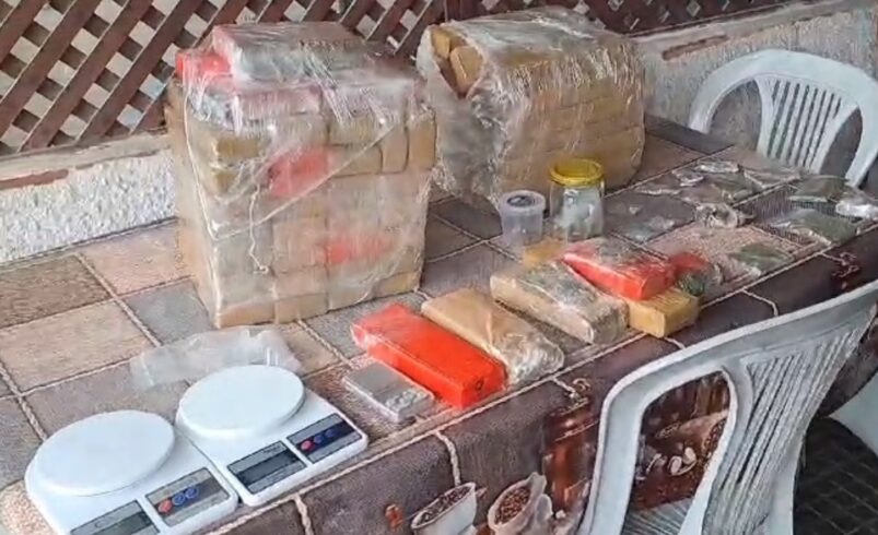 Polícia realiza maior apreensão de drogas do ano em Nova Friburgo