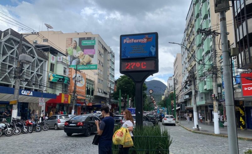 Calor intenso surpreende início de dezembro em Nova Friburgo