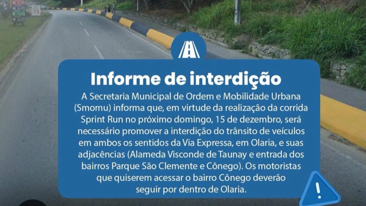 Corrida ”Sprint Run” altera trânsito em Nova Friburgo neste domingo,15