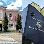 fachada da camara de vereadores e da prefeitura de nova friburgo