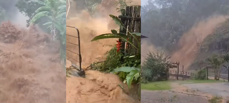 agua barrenta descendo em sumidouro rj