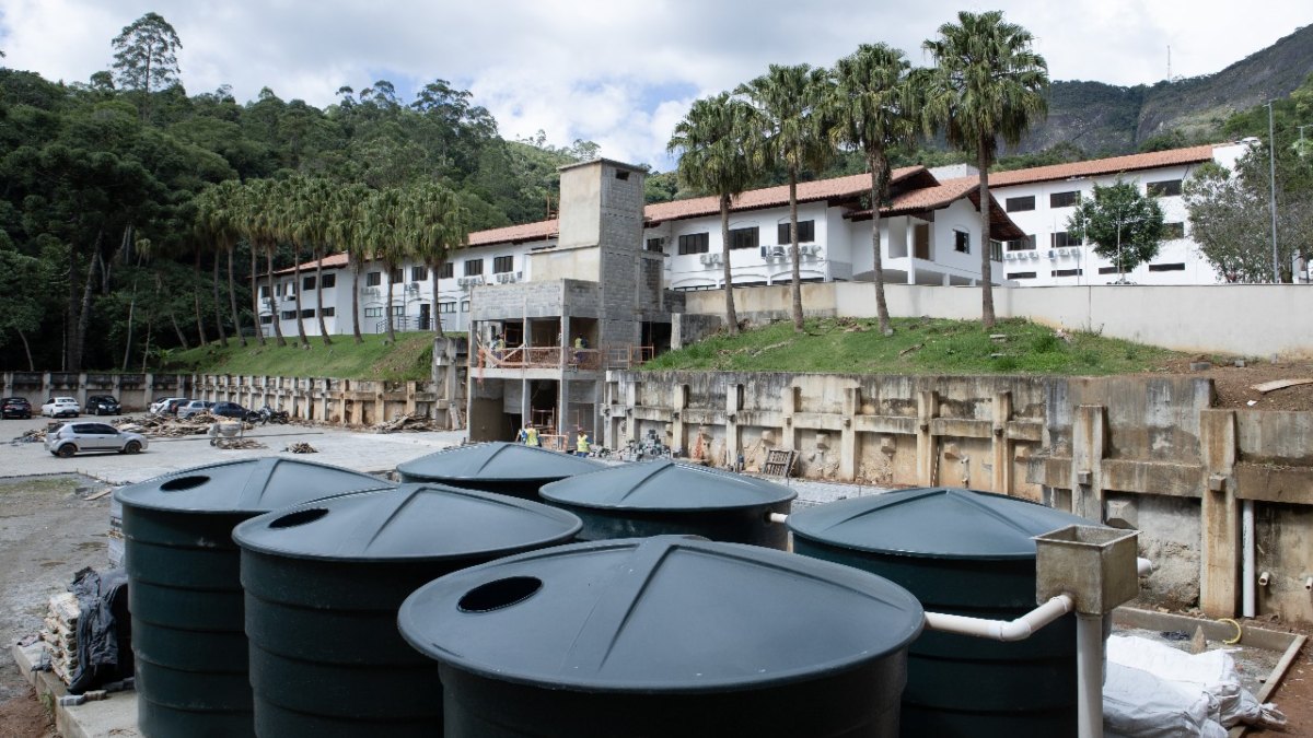 Hospital Oncológico de Friburgo garante reservatórios para abastecimento