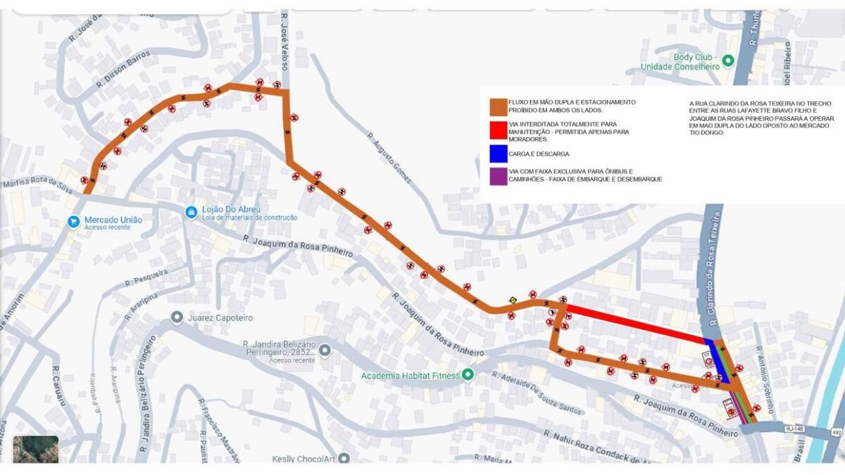 Cinco ruas interditadas no Jardim Califórnia para obras do INEA