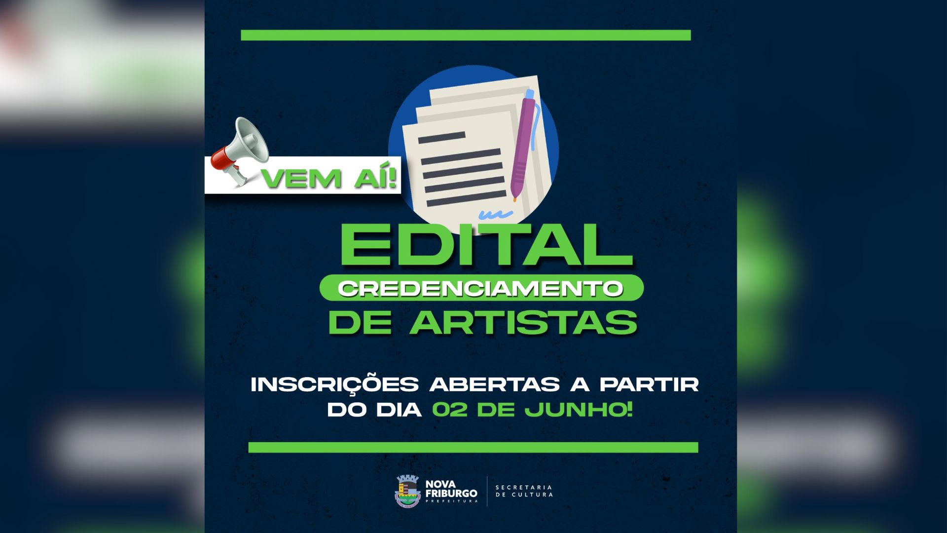 Cultura de Nova Friburgo abre edital para credenciamento artístico