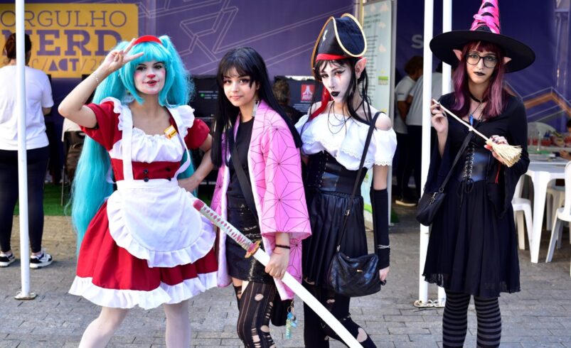 Cosplays são atração principal do Dia do Orgulho Nerd no Sesc Nova Friburgo.