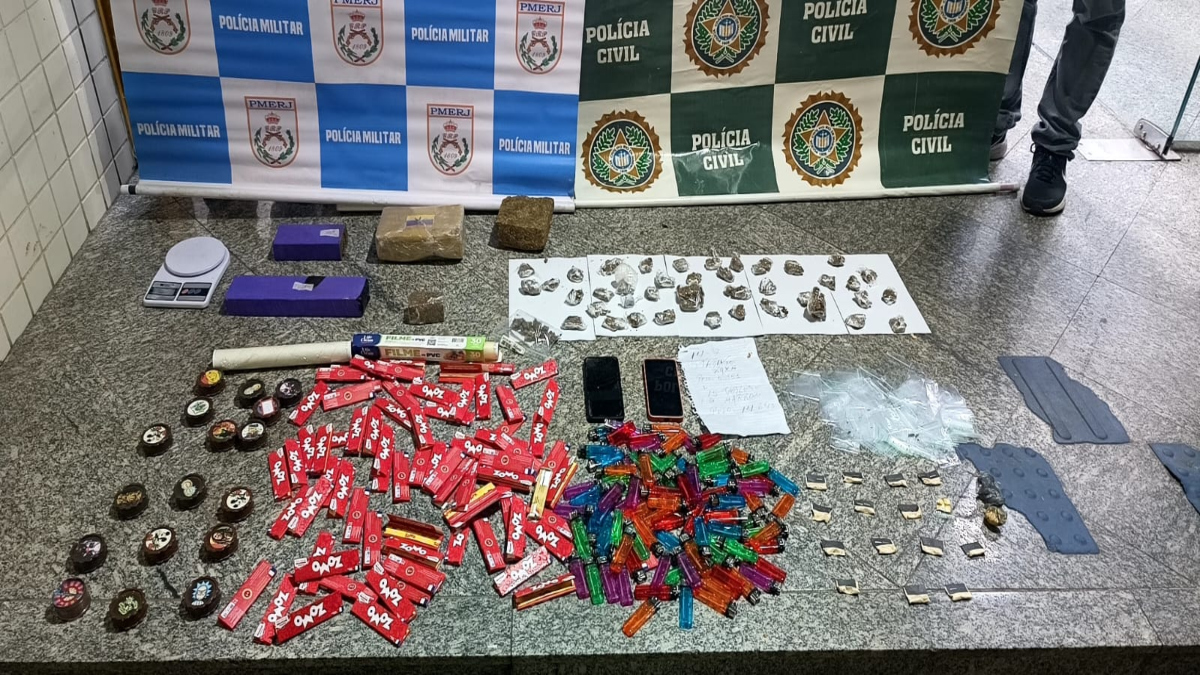 Polícia Civil e Militar prendem 3 e apreendem drogas em Friburgo